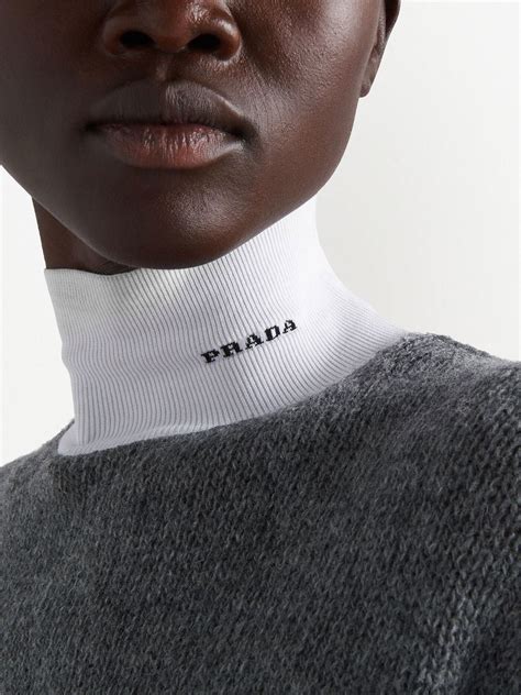 prada high neck|Prada High.